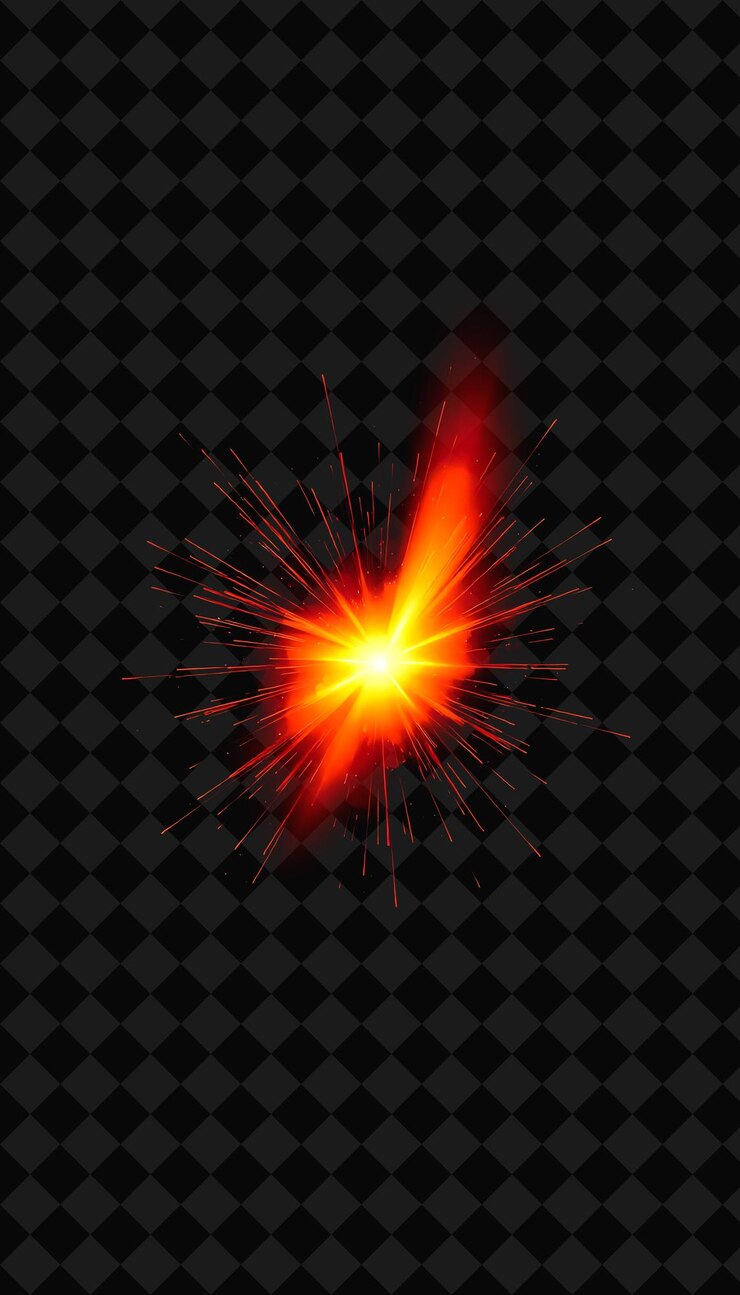 PSD flare aurora intensas explosiones de luz que brillan brillantemente b y2k inspiración derecha rojo y dorado y