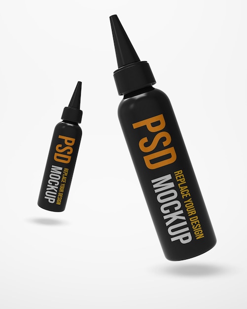 Flasche mit Ausgussmodell 3D-Rendering-Design
