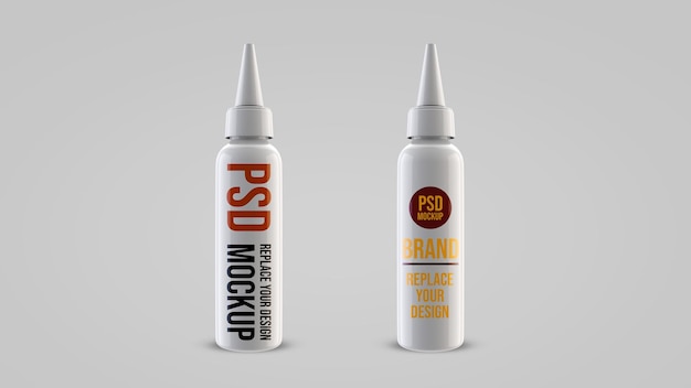 Flasche mit Ausgussmodell 3D-Rendering-Design