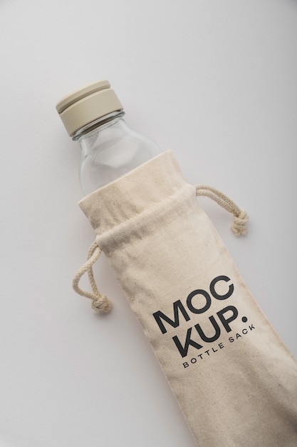 PSD flaschensack-mockup-design