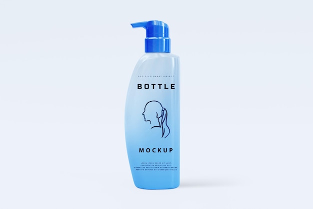 Flaschenseife und shampoo-mockup