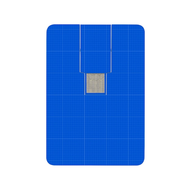 Flash memory 3d-rendering