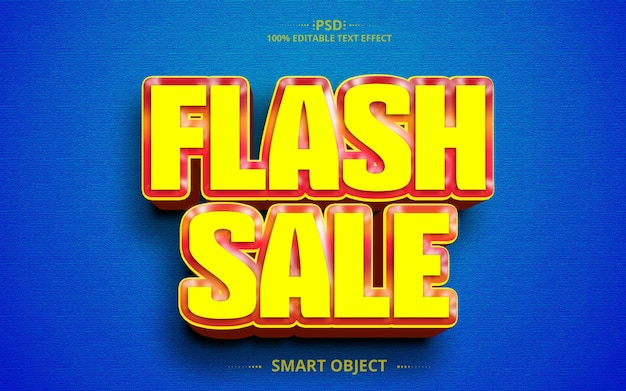 Flash Sale 3d Psd Création D'effets De Texte Créatifs