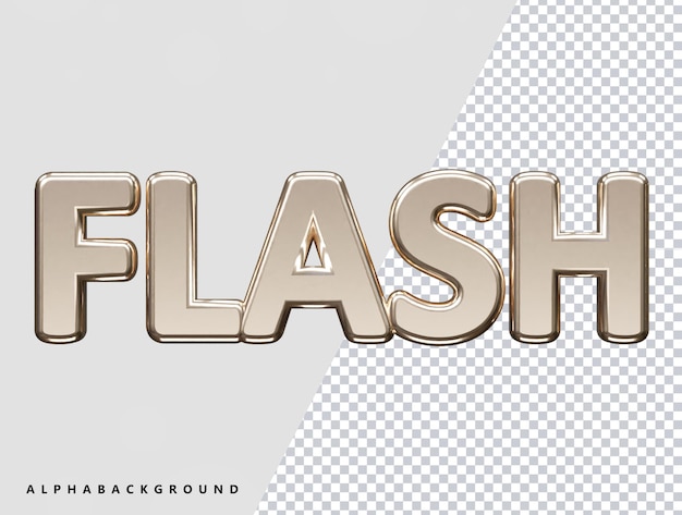 flash vector text effect illustration