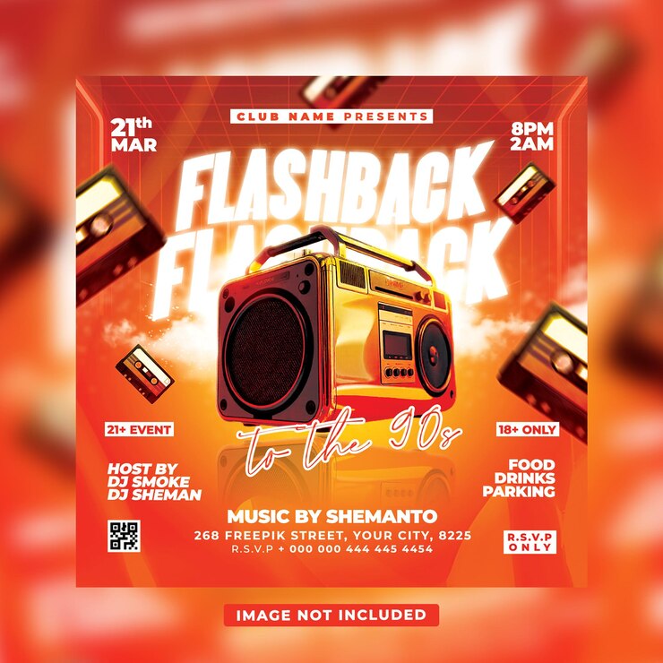 PSD flashback a la fiesta de los años 90