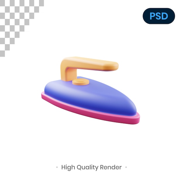 Flatiron 3D Render Illustration Premium Psd