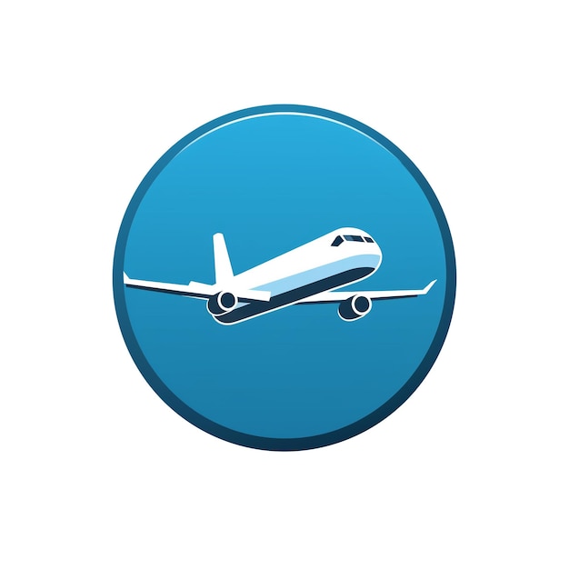 Flattes icon von airplabe