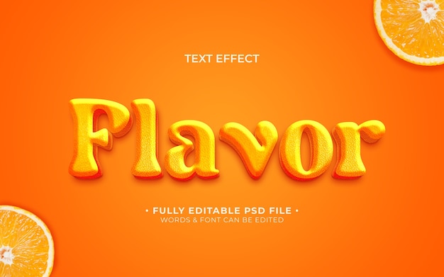 PSD flavour-texteffekt