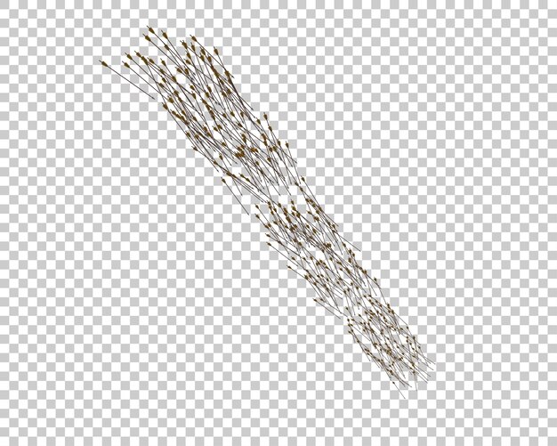 La flecha aislada en el fondo de la ilustración de renderización 3D