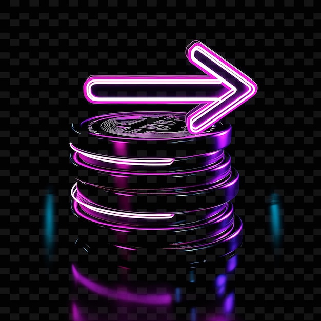 una flecha espiral colorida que apunta a la derecha