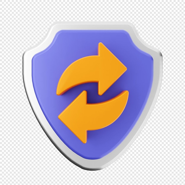 Las flechas de protección de seguridad del escudo 3D se recargan en tiempo real.