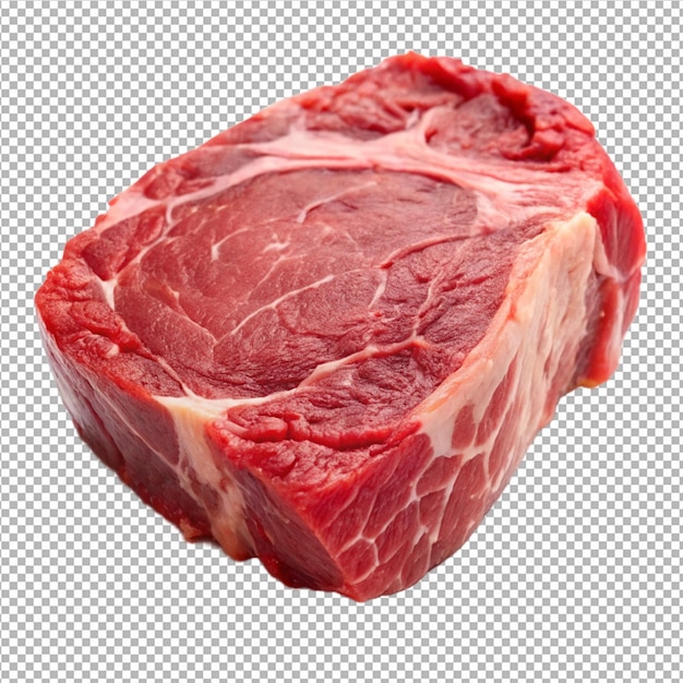 Fleisch auf durchsichtigem Hintergrund