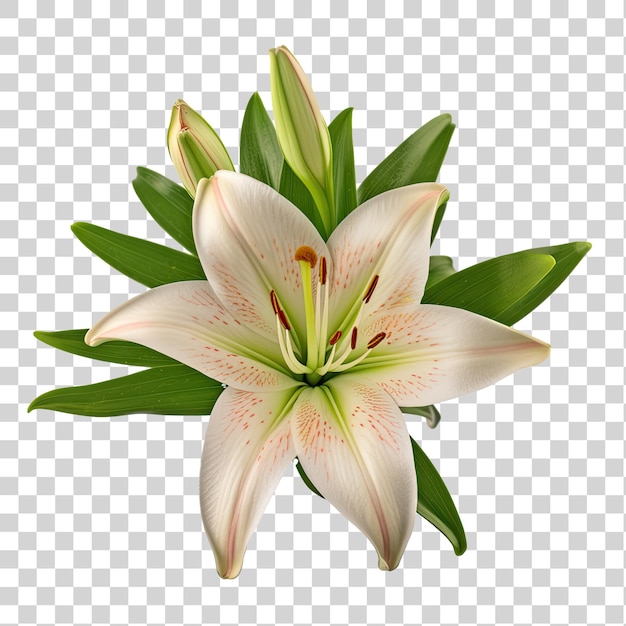 Fleur Blanche Sur Fond Transparent Png Clipart