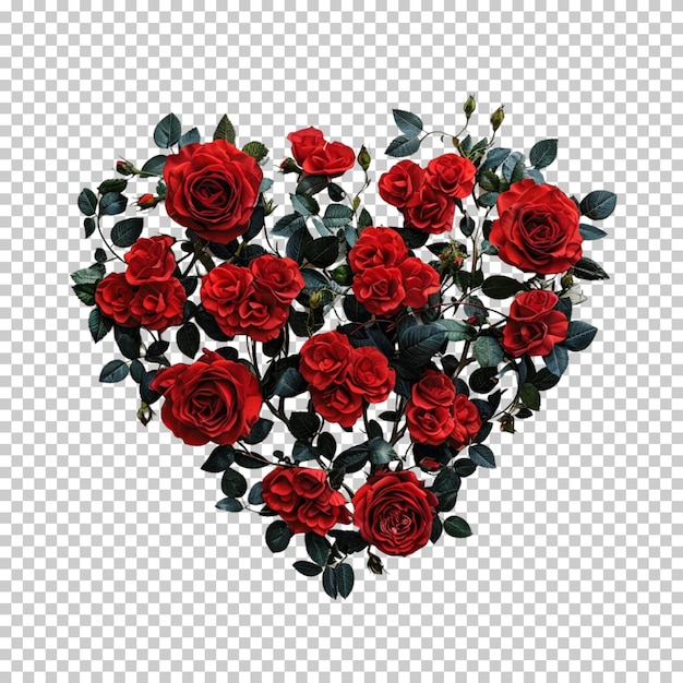 Fleur De Rose Et Bouquet Png Isolés Sur Un Fond Transparent