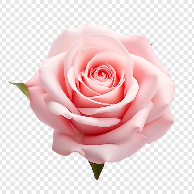 PSD fleur rose isolée sur fond transparent