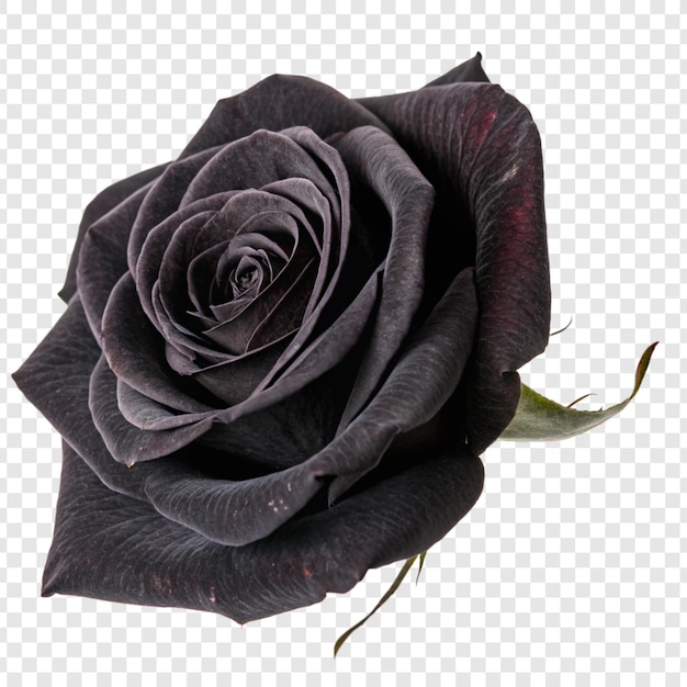 Fleur de rose png isolée sur un fond transparent