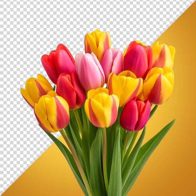 PSD la fleur de tulipe en png