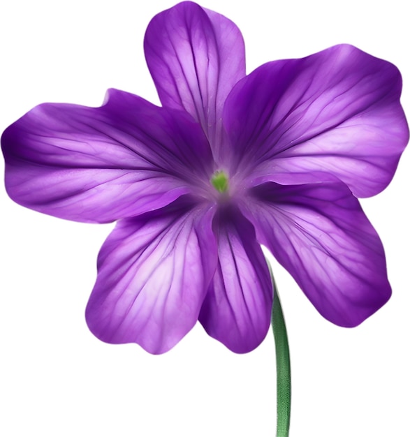 Fleur Violette En Gros Plan Fleur De Couleur Violette Translucide Et Lumineuse