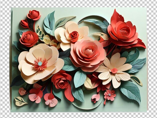 PSD fleurs png illustration