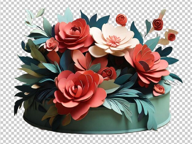 PSD fleurs png illustration