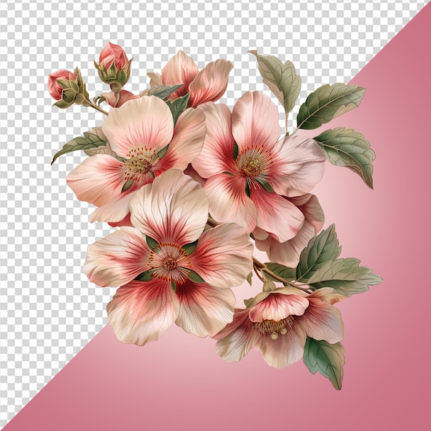 PSD des fleurs en png