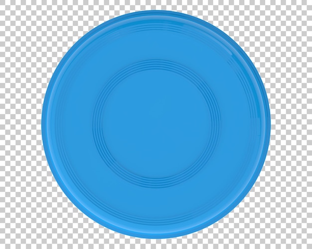 PSD fliegende scheibe isoliert auf transparentem hintergrund, 3d-darstellung