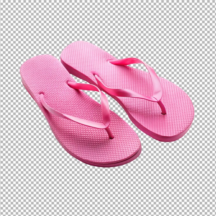 PSD flip flop angolare su sfondo trasparente