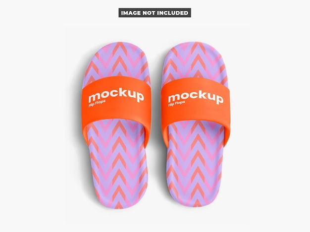 Flip-Flops Mockup Top-Ansicht