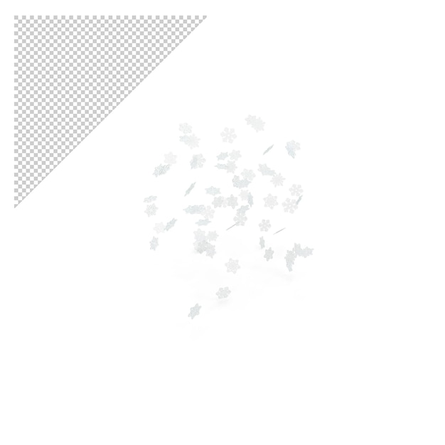 Flocon De Neige Tombant Png