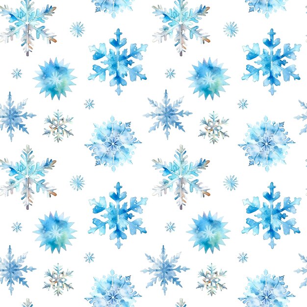 PSD des flocons de neige bleus isolés sur un fond transparent