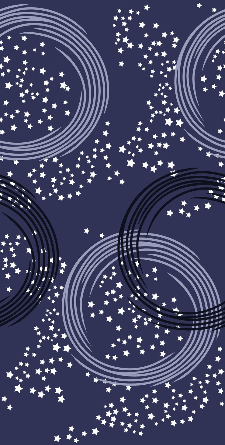 PSD flocos de nieve sobre un fondo negro e ilustración vectorial