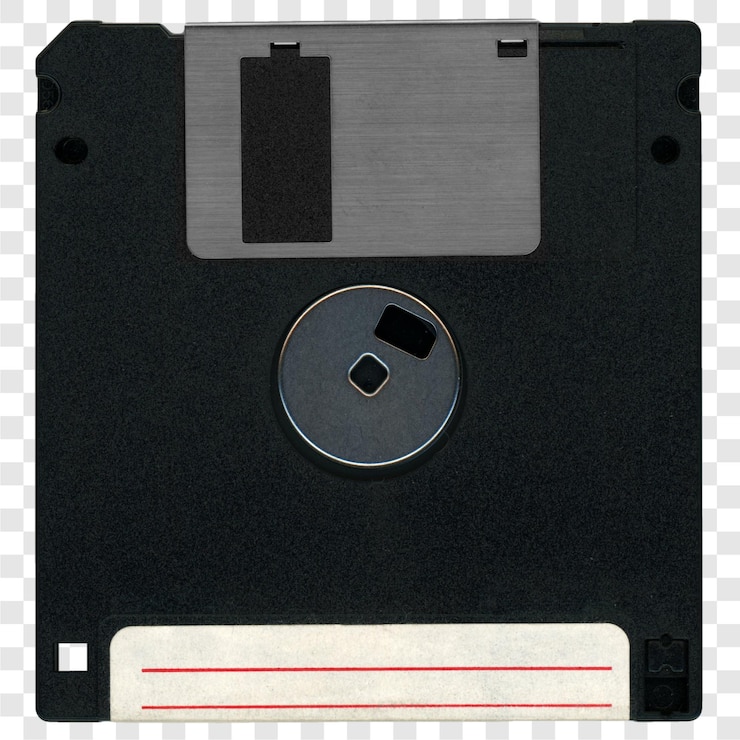 PSD floppy disc per pc trasparente