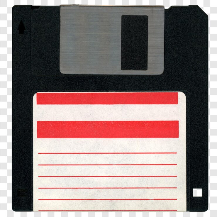 PSD floppy disc per pc trasparente
