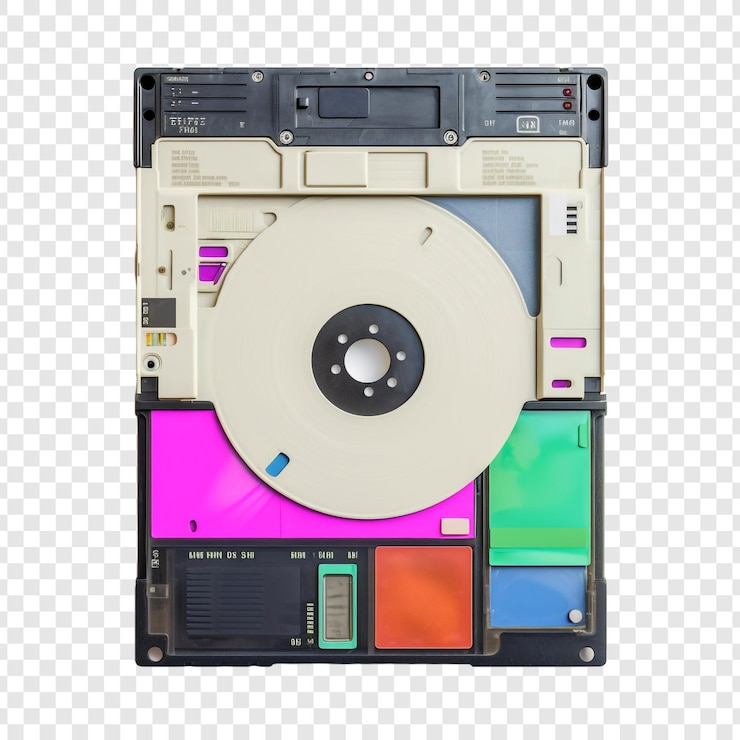 PSD floppy disk isolato su sfondo trasparente