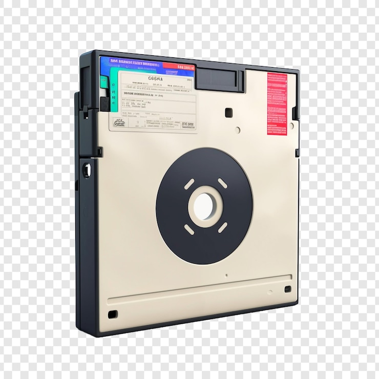 PSD floppy disk isolato su sfondo trasparente
