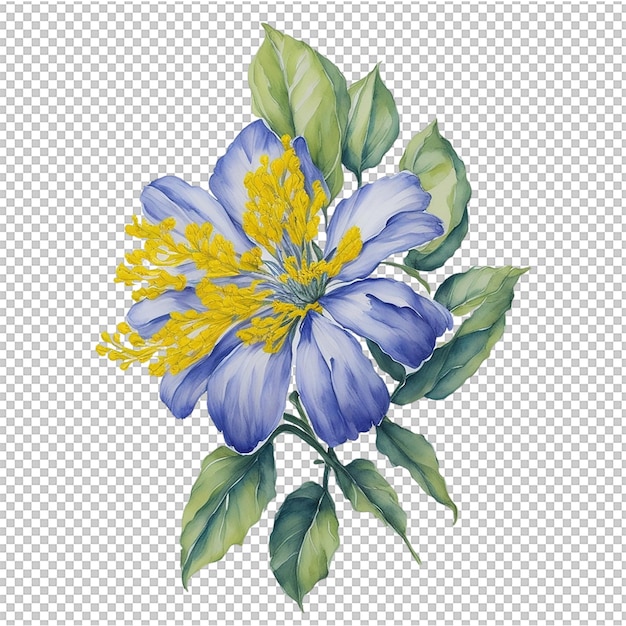 PSD flor de acuarela