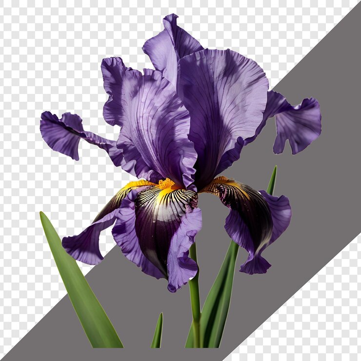 PSD una flor aislada sobre un fondo transparente