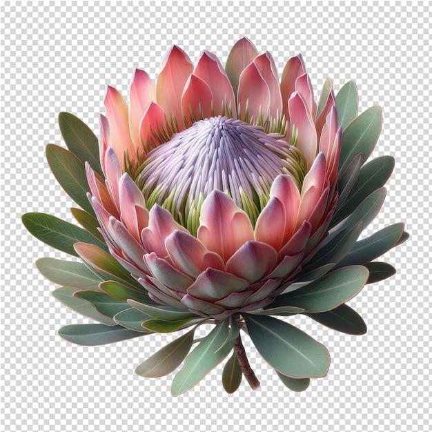 PSD una flor con un cactus en ella