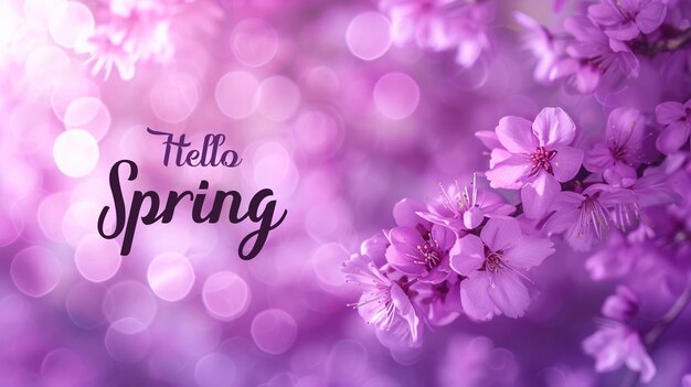 Flor de cerezo rosado flores de primavera concepto de hanami hermoso fondo plantilla social