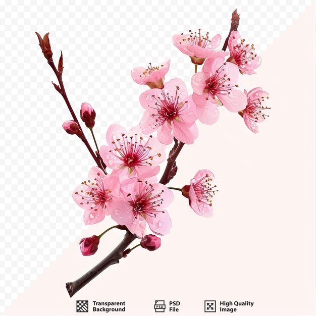 PSD la flor del cerezo sakura