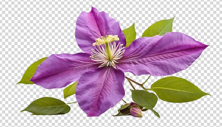 PSD la flor de la clematis png 3