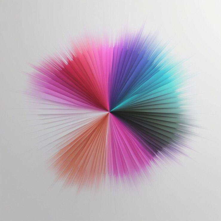 PSD una flor colorida se muestra en una imagen
