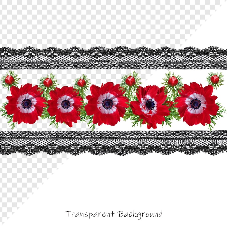 PSD flor com fundo transparente