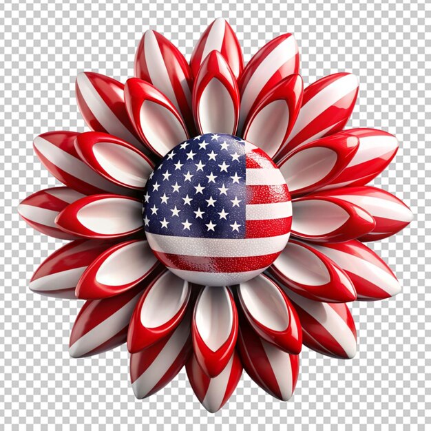 PSD flor da bandeira americana