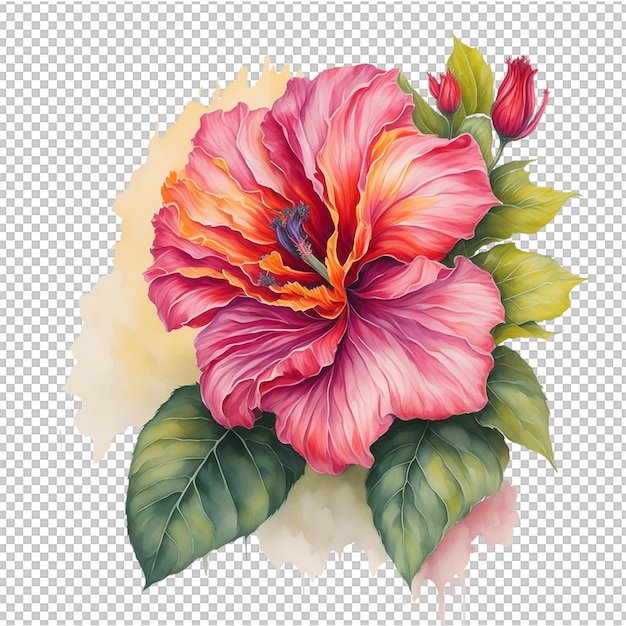 Flor de aquarela