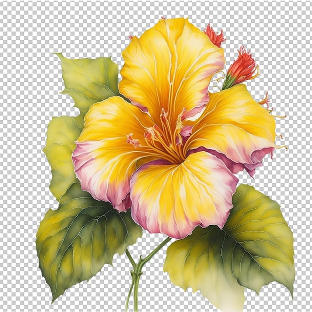 Flor de aquarela