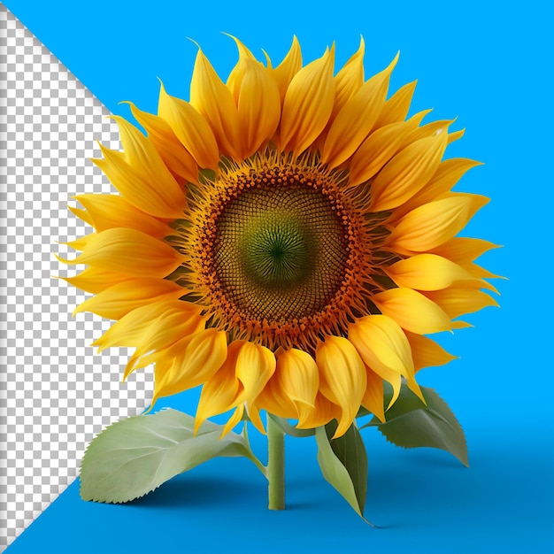 PSD flor de girassol 3d