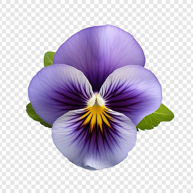 PSD flor de pansy isolada em fundo transparente