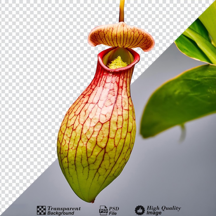 PSD flor de planta isolada em fundo transparente