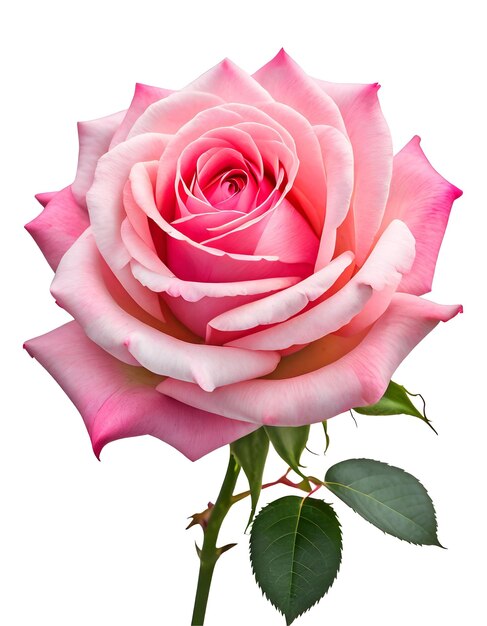 PSD flor de rosa rosa